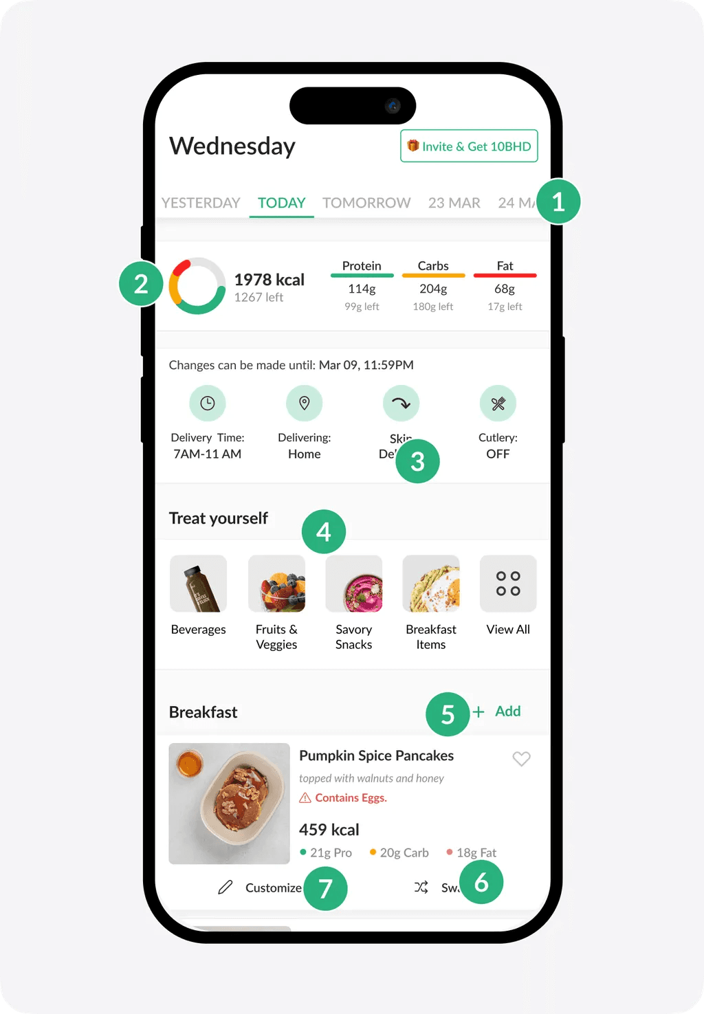 1. Deliveries Screen